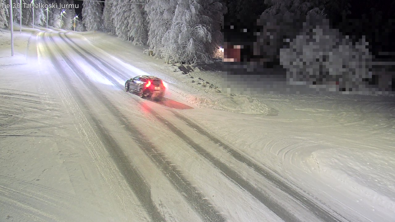 Kelikamerat Kuva Tie 20 Taivalkoski, Jurmu, Taivalkoski, Pohjois-Pohjanmaa