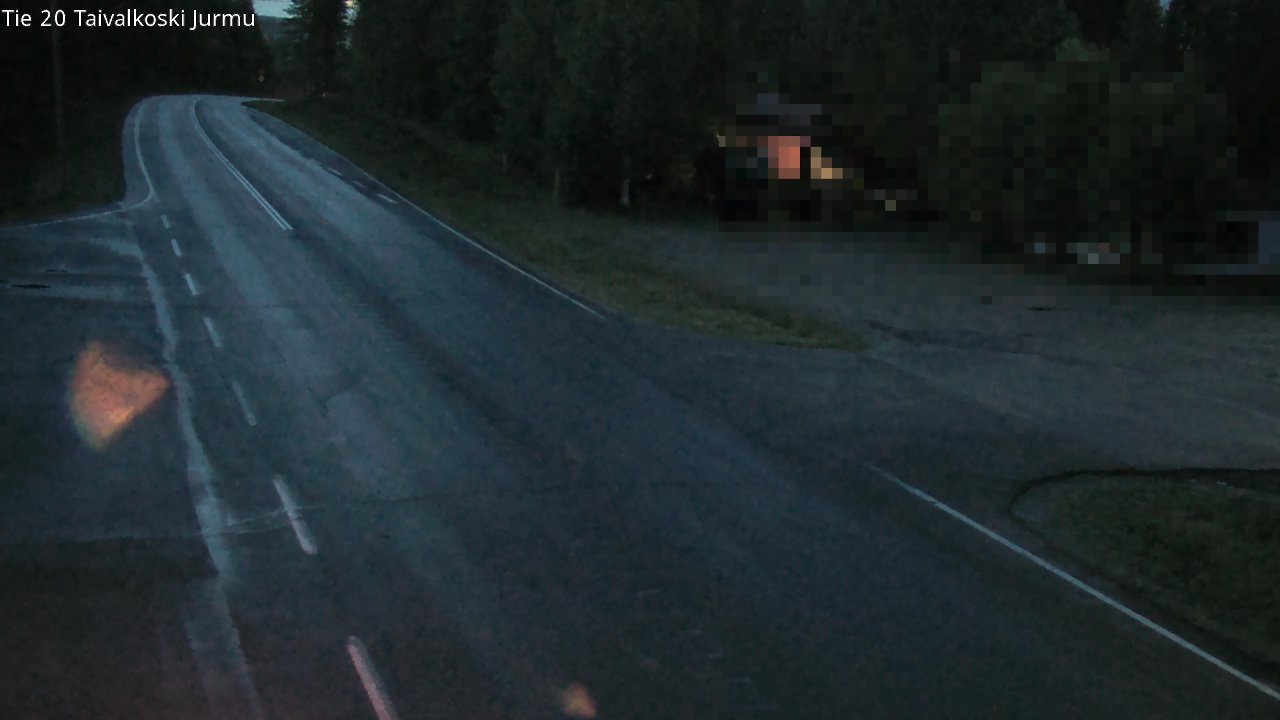 Kelikamerat Kuva Tie 20 Taivalkoski, Jurmu, Taivalkoski, Pohjois-Pohjanmaa