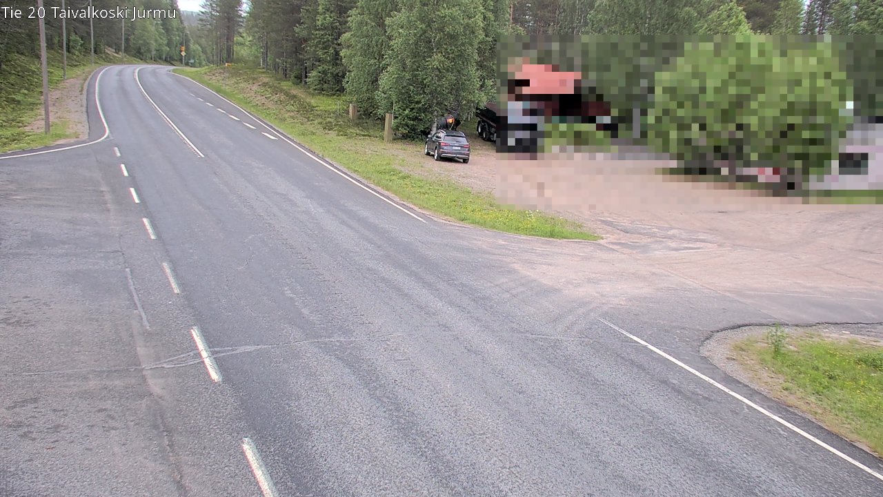 Kelikamerat Kuva Tie 20 Taivalkoski, Jurmu, Taivalkoski, Pohjois-Pohjanmaa