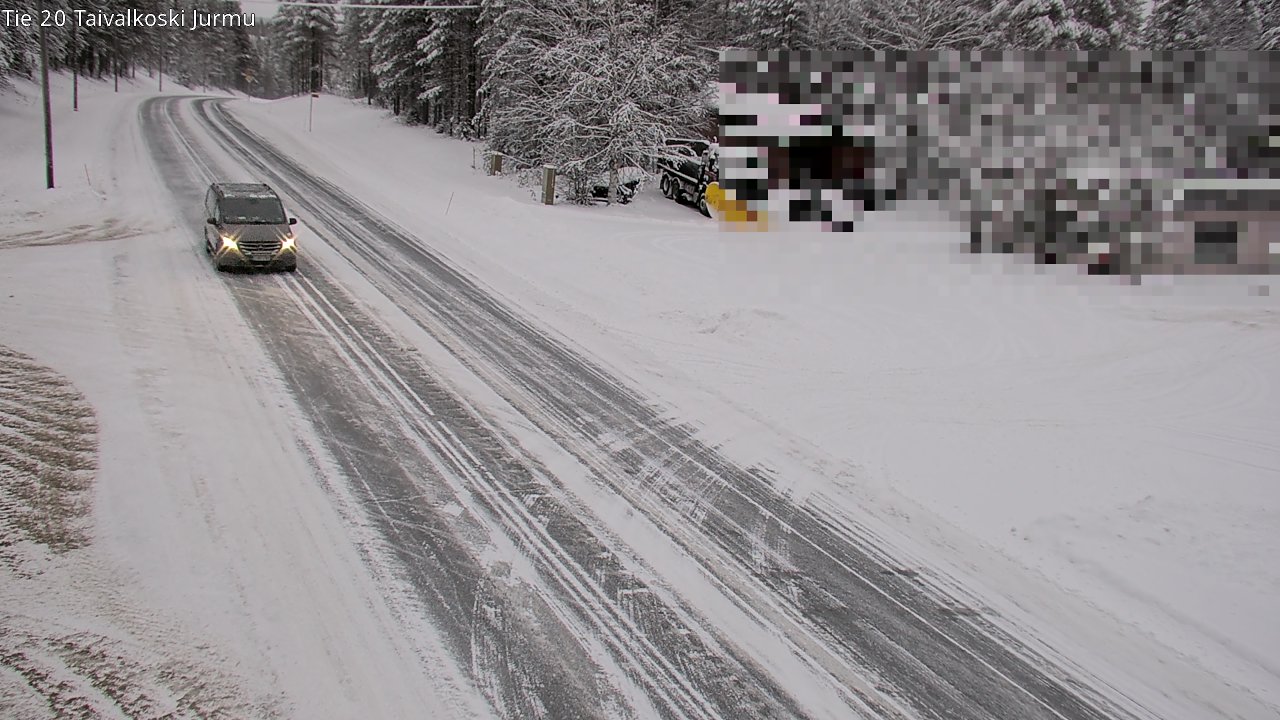 Weather Camera Image Väg 20 Taivalkoski, Jurmu, Taivalkoski, Pohjois-Pohjanmaa
