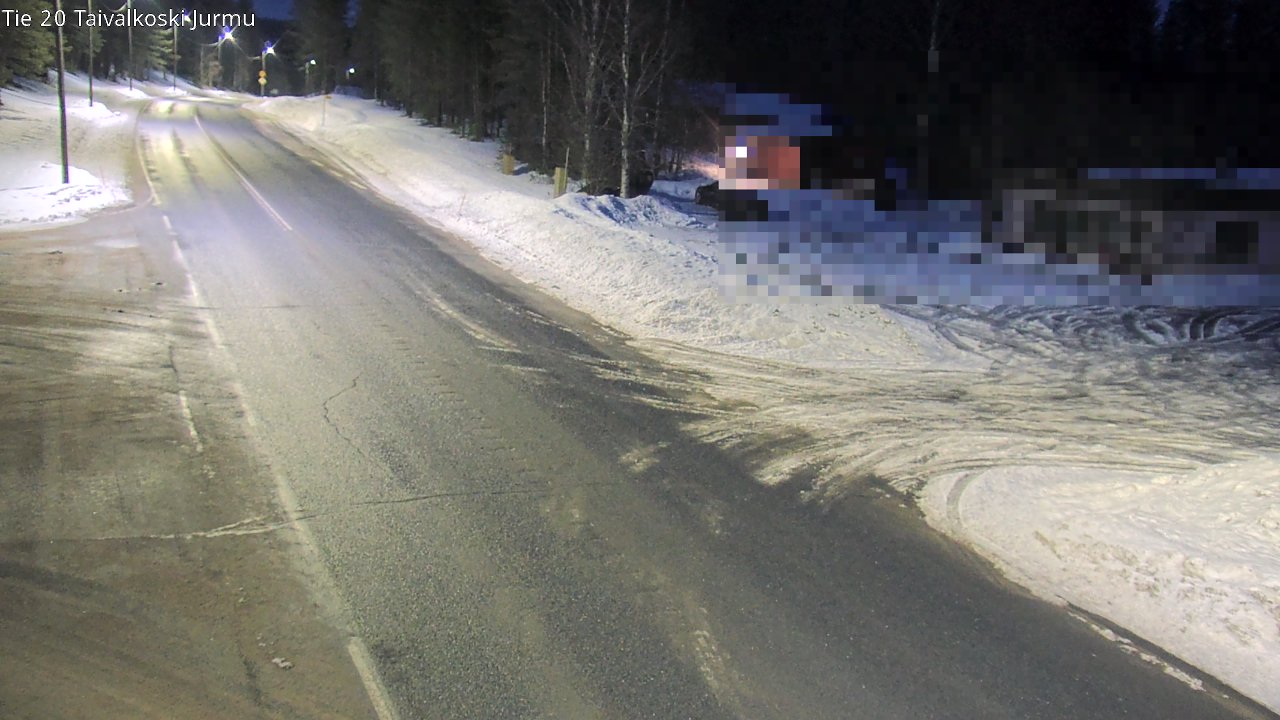 Kelikamerat Kuva Tie 20 Taivalkoski, Jurmu, Taivalkoski, Pohjois-Pohjanmaa