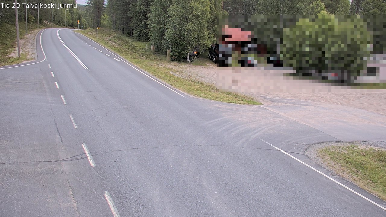 Kelikamerat Kuva Tie 20 Taivalkoski, Jurmu, Taivalkoski, Pohjois-Pohjanmaa