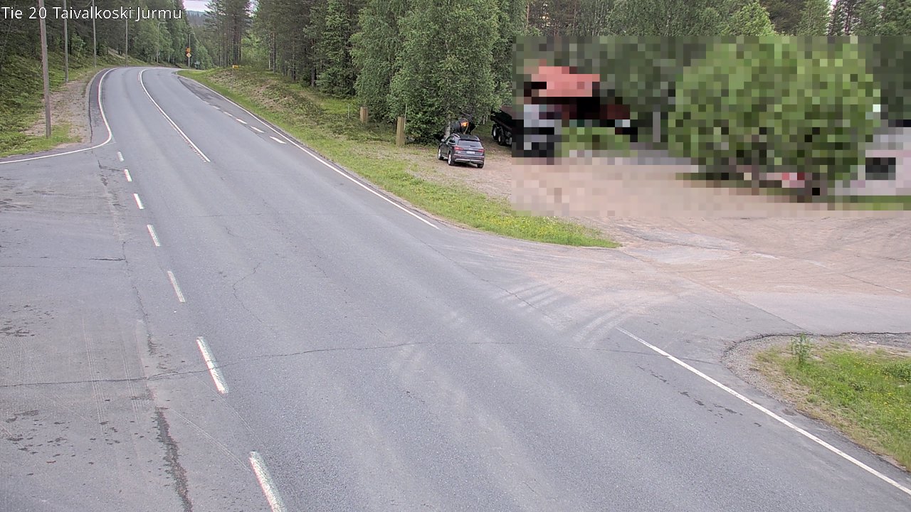 Kelikamerat Kuva Tie 20 Taivalkoski, Jurmu, Taivalkoski, Pohjois-Pohjanmaa