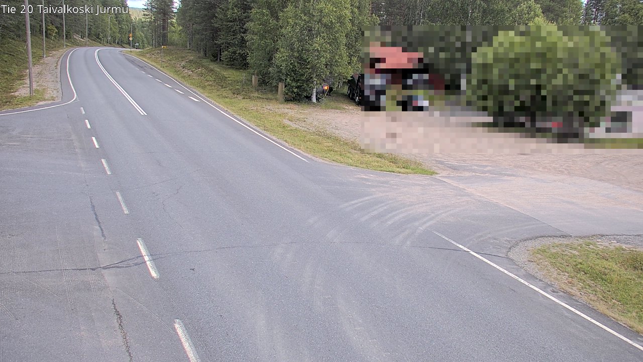 Kelikamerat Kuva Tie 20 Taivalkoski, Jurmu, Taivalkoski, Pohjois-Pohjanmaa