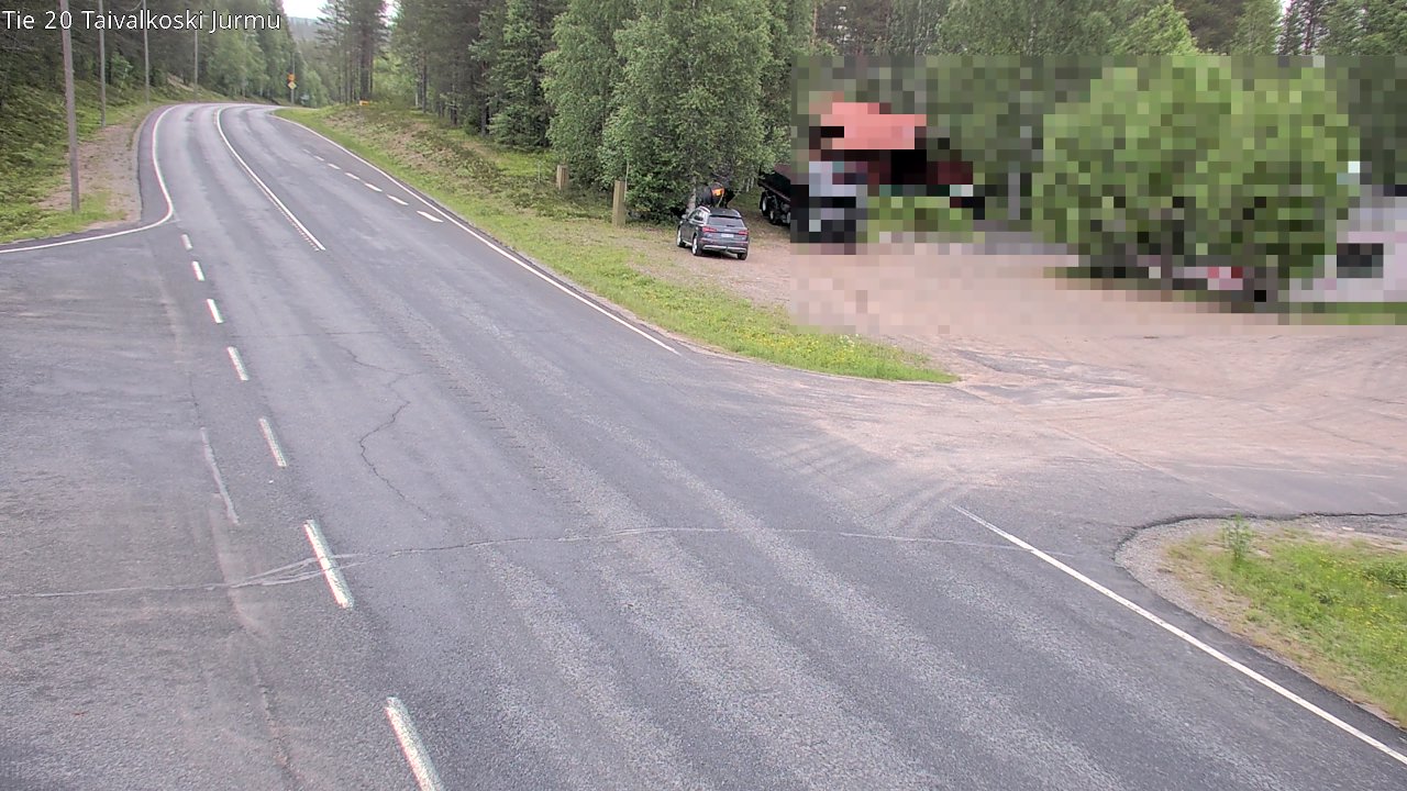 Kelikamerat Kuva Tie 20 Taivalkoski, Jurmu, Taivalkoski, Pohjois-Pohjanmaa