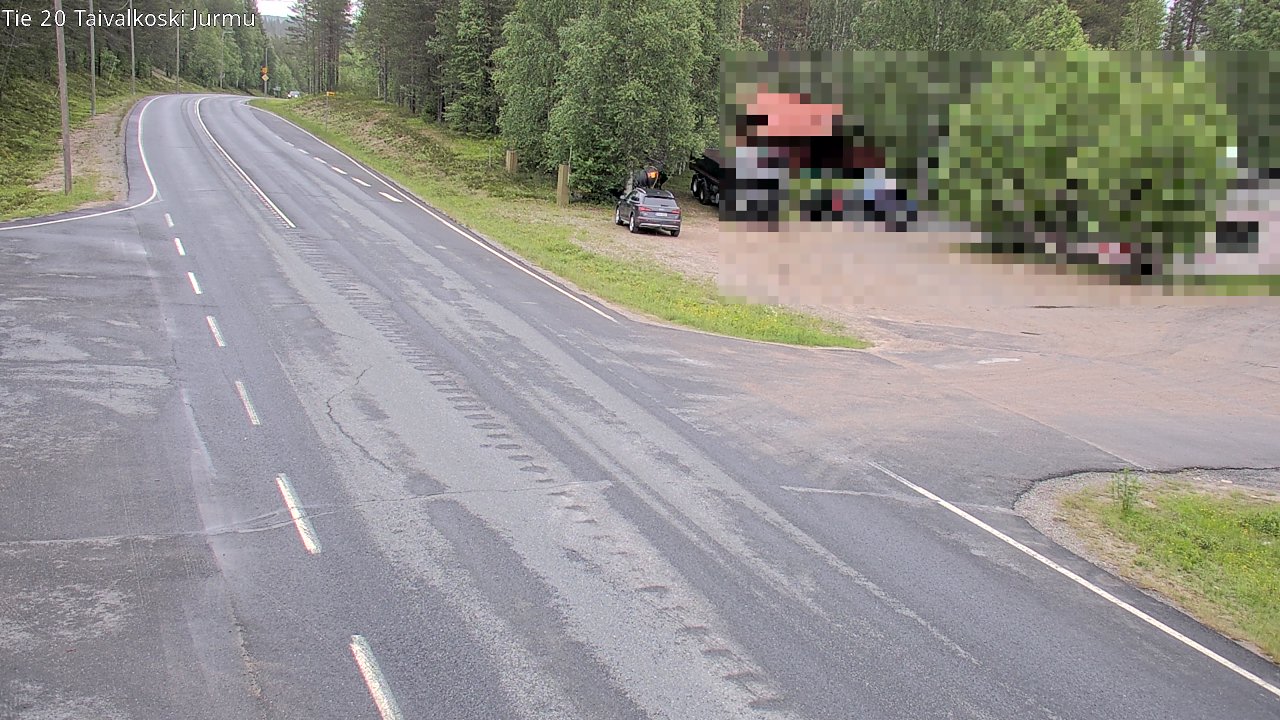 Kelikamerat Kuva Tie 20 Taivalkoski, Jurmu, Taivalkoski, Pohjois-Pohjanmaa