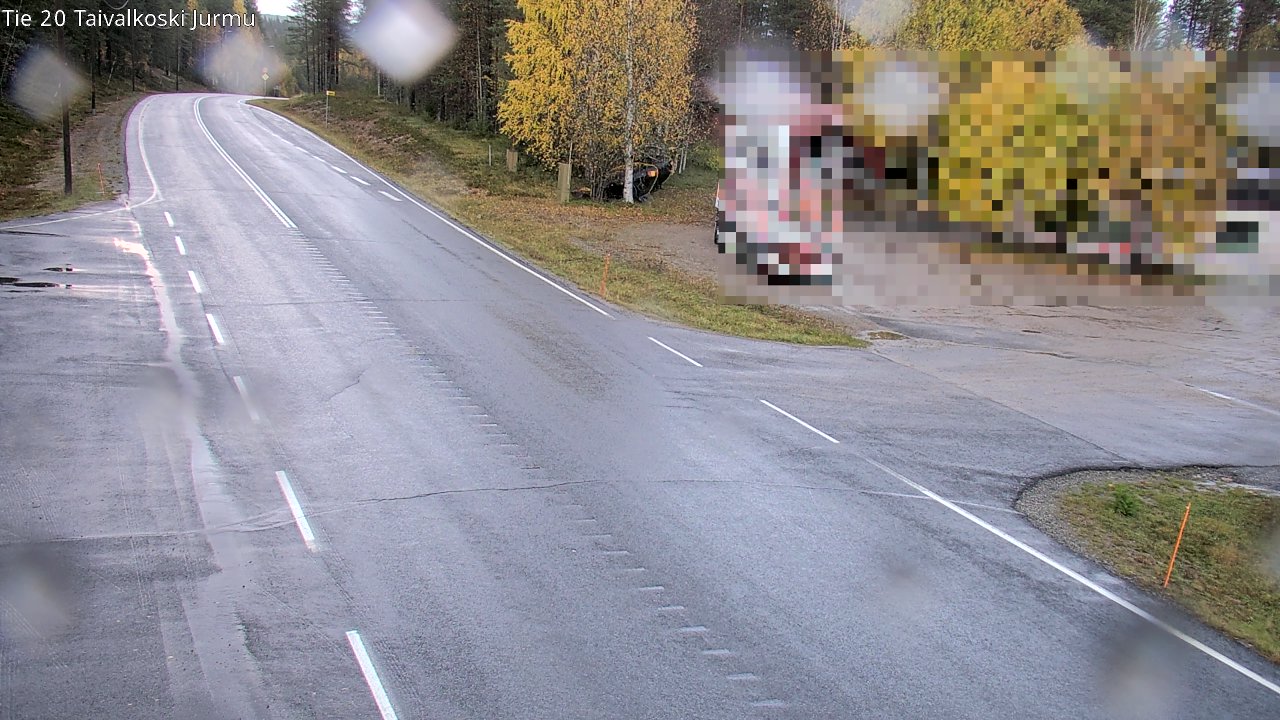 Weather Camera Image Väg 20 Taivalkoski, Jurmu, Taivalkoski, Pohjois-Pohjanmaa