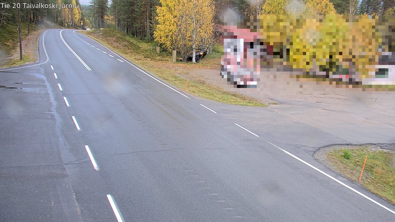 Weather Camera Image Väg 20 Taivalkoski, Jurmu, Taivalkoski, Pohjois-Pohjanmaa