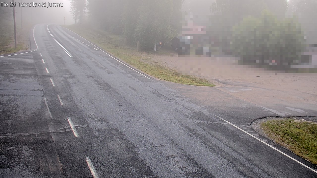 Weather Camera Image Road 20 Taivalkoski, Jurmu, Taivalkoski, Pohjois-Pohjanmaa
