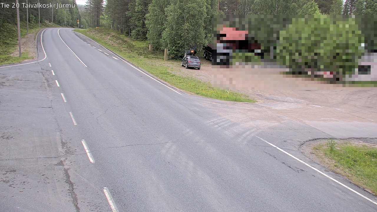 Kelikamerat Kuva Tie 20 Taivalkoski, Jurmu, Taivalkoski, Pohjois-Pohjanmaa