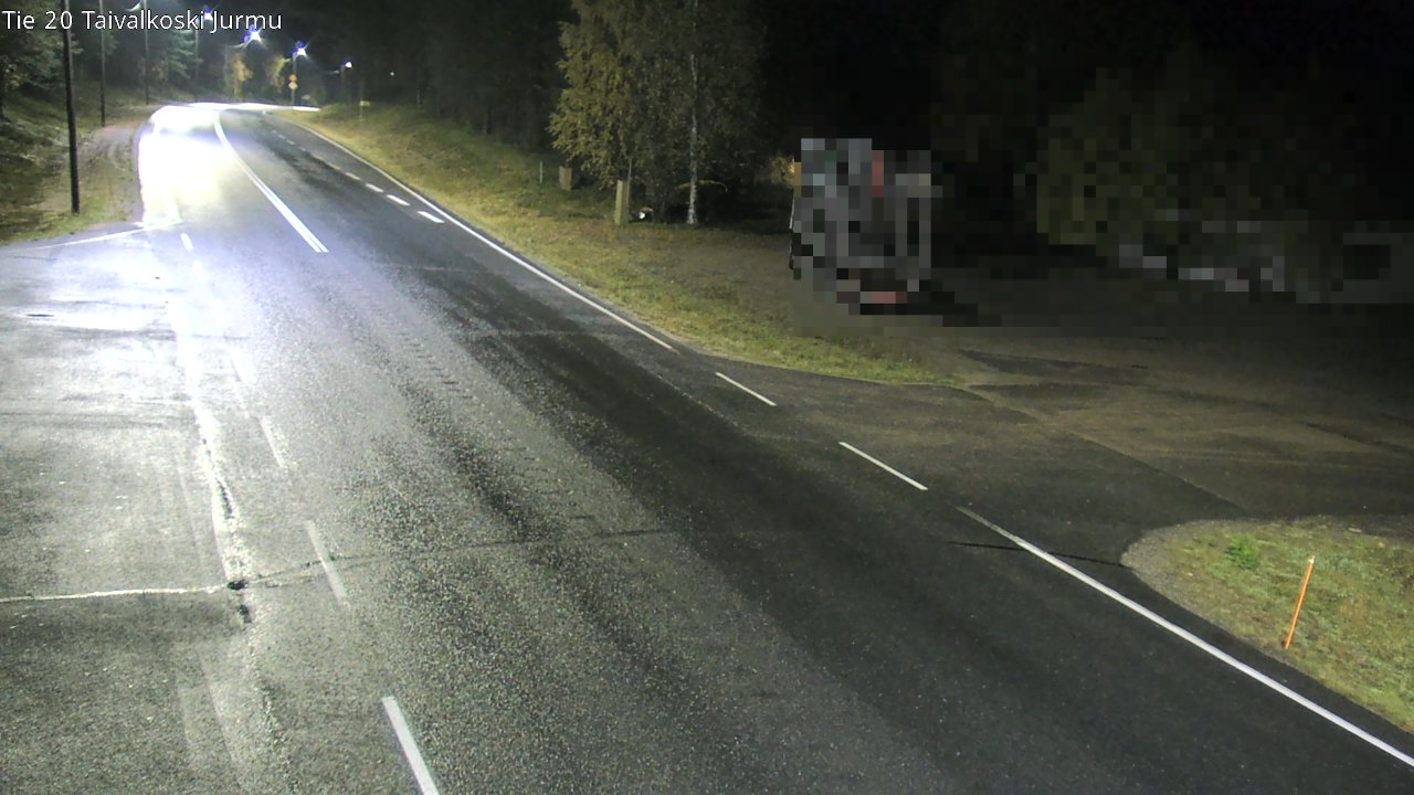 Weather Camera Image Väg 20 Taivalkoski, Jurmu, Taivalkoski, Pohjois-Pohjanmaa