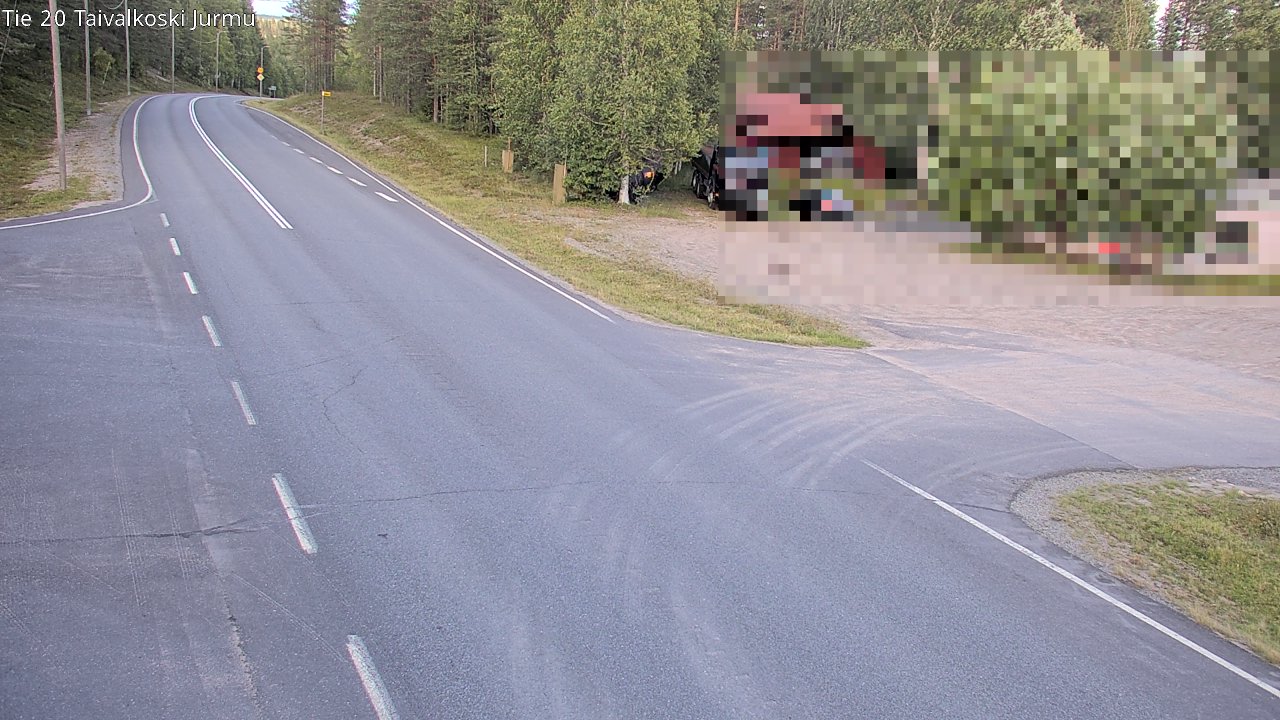 Kelikamerat Kuva Tie 20 Taivalkoski, Jurmu, Taivalkoski, Pohjois-Pohjanmaa