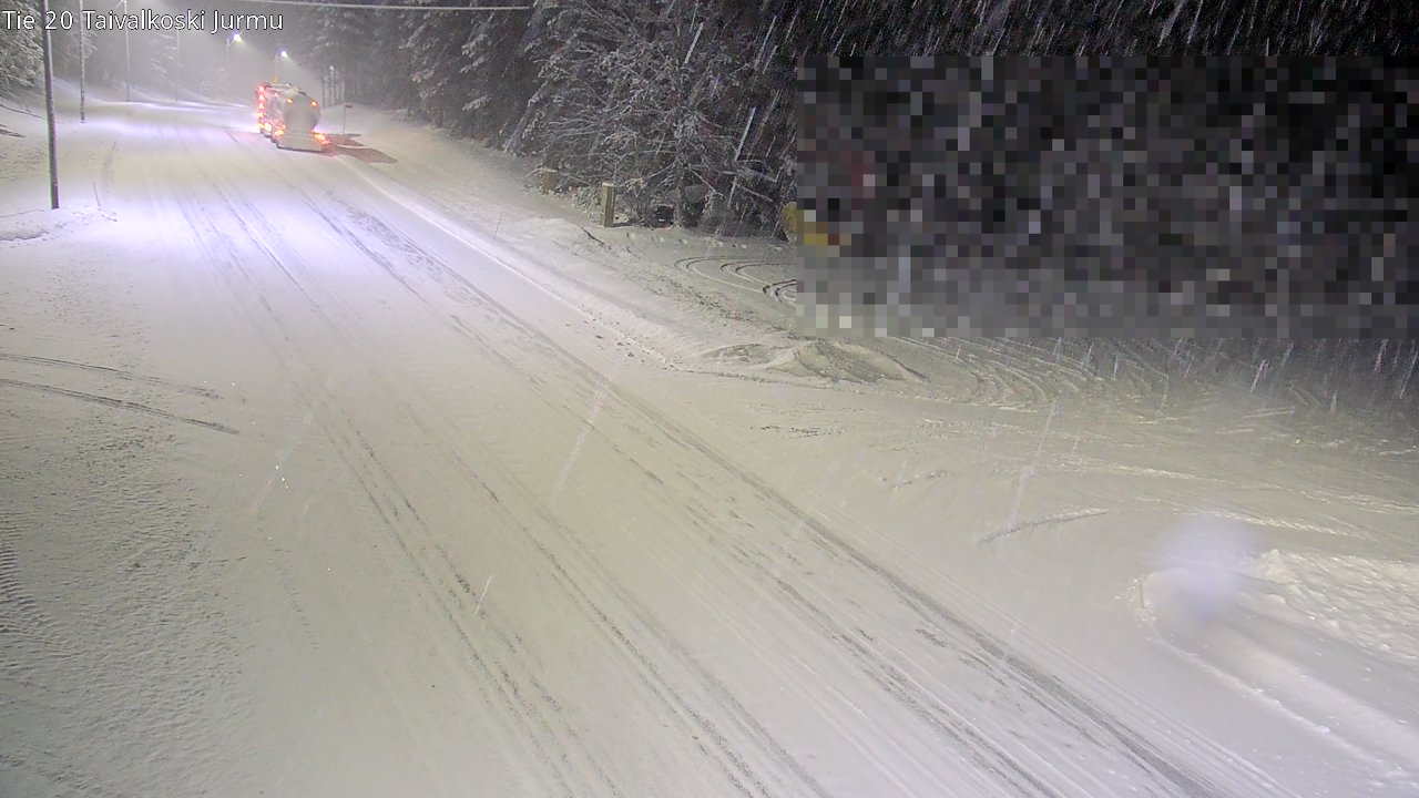 Weather Camera Image Väg 20 Taivalkoski, Jurmu, Taivalkoski, Pohjois-Pohjanmaa