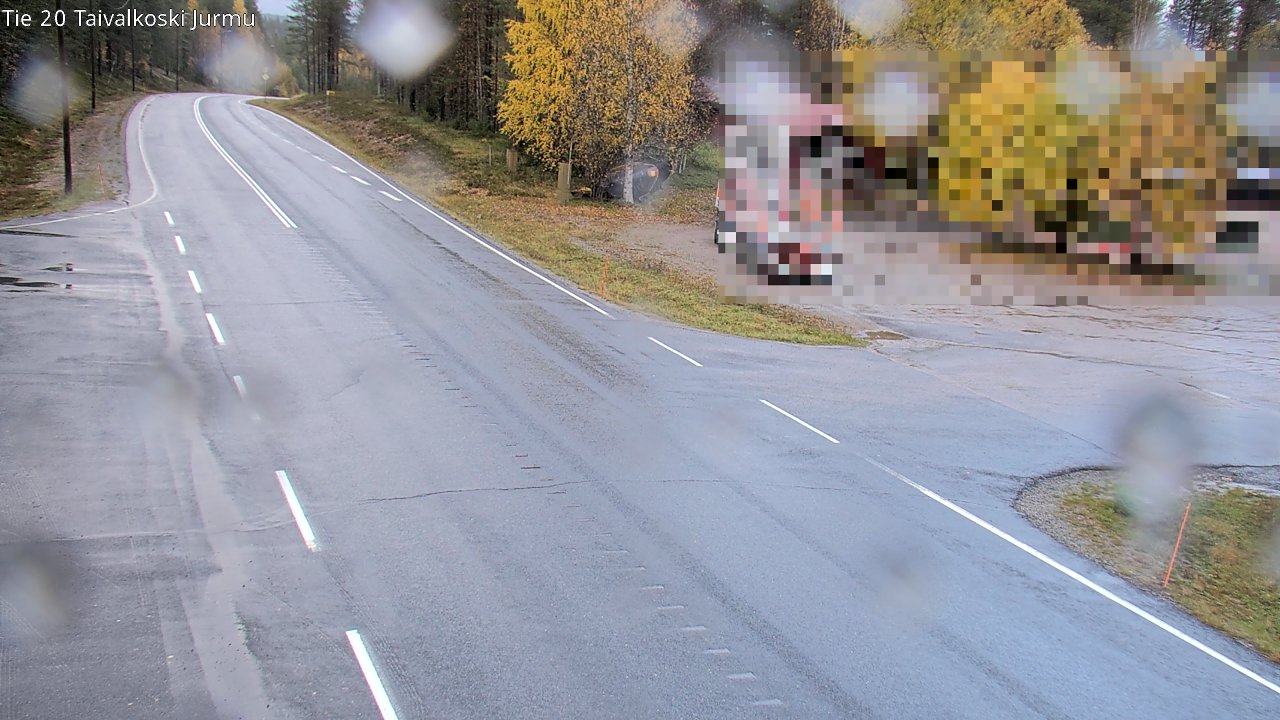 Weather Camera Image Väg 20 Taivalkoski, Jurmu, Taivalkoski, Pohjois-Pohjanmaa