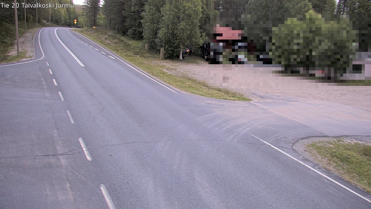 Kelikamerat Kuva Tie 20 Taivalkoski, Jurmu, Taivalkoski, Pohjois-Pohjanmaa