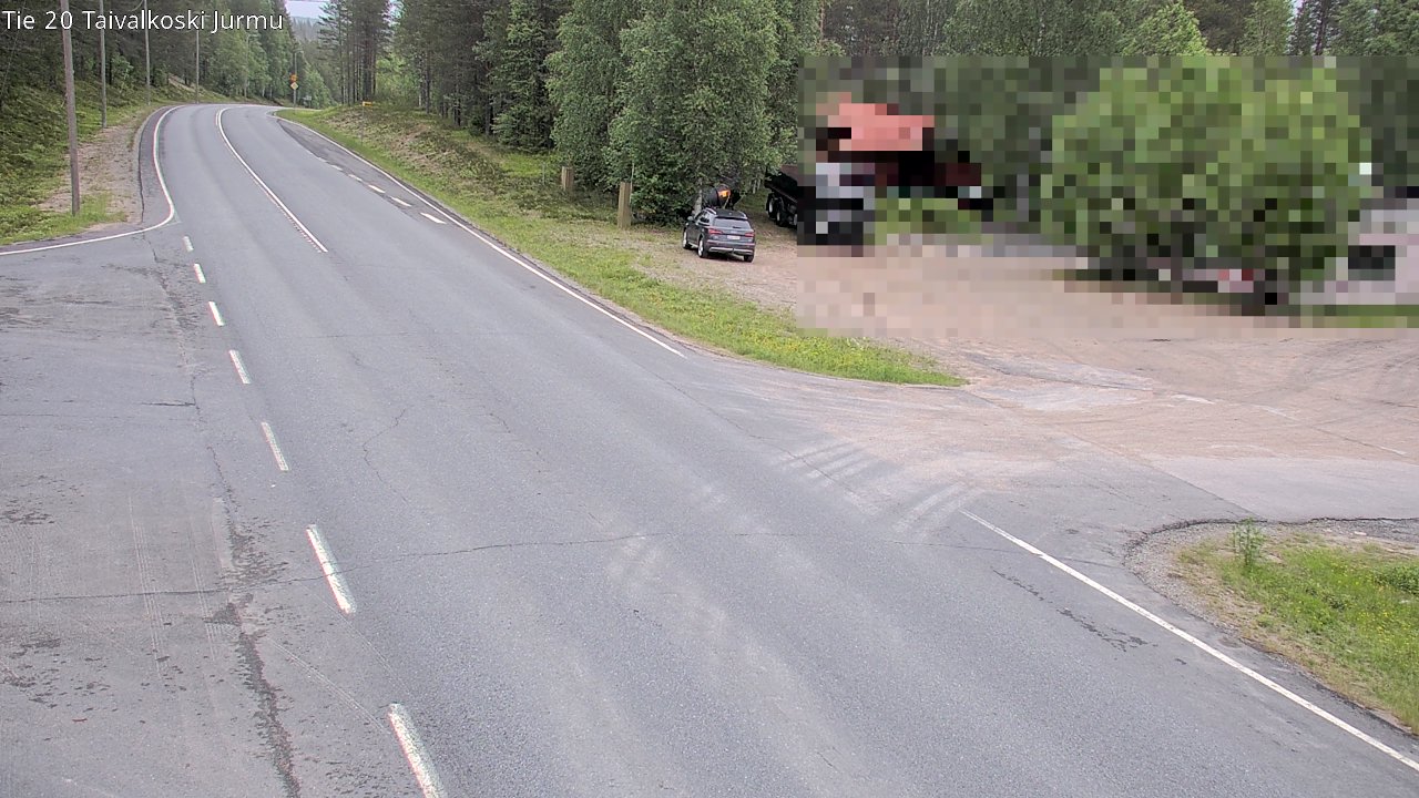 Kelikamerat Kuva Tie 20 Taivalkoski, Jurmu, Taivalkoski, Pohjois-Pohjanmaa