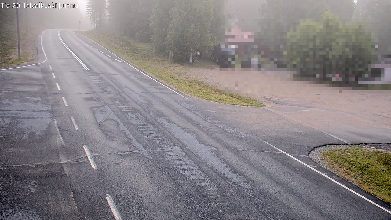 Weather Camera Image Road 20 Taivalkoski, Jurmu, Taivalkoski, Pohjois-Pohjanmaa