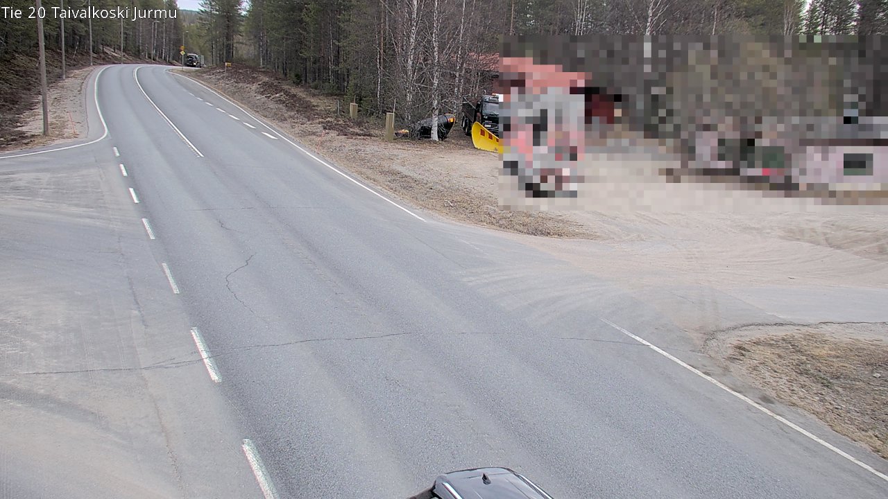 Kelikamerat Kuva Tie 20 Taivalkoski, Jurmu, Taivalkoski, Pohjois-Pohjanmaa