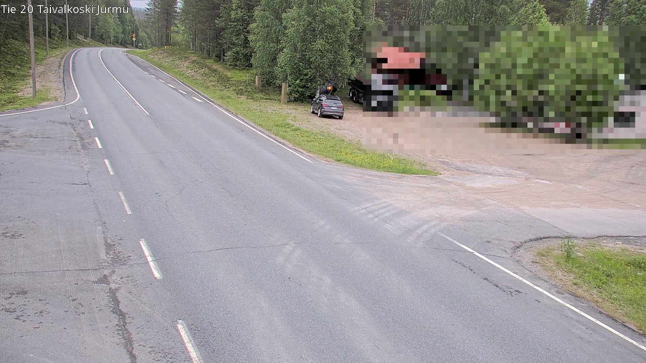 Kelikamerat Kuva Tie 20 Taivalkoski, Jurmu, Taivalkoski, Pohjois-Pohjanmaa