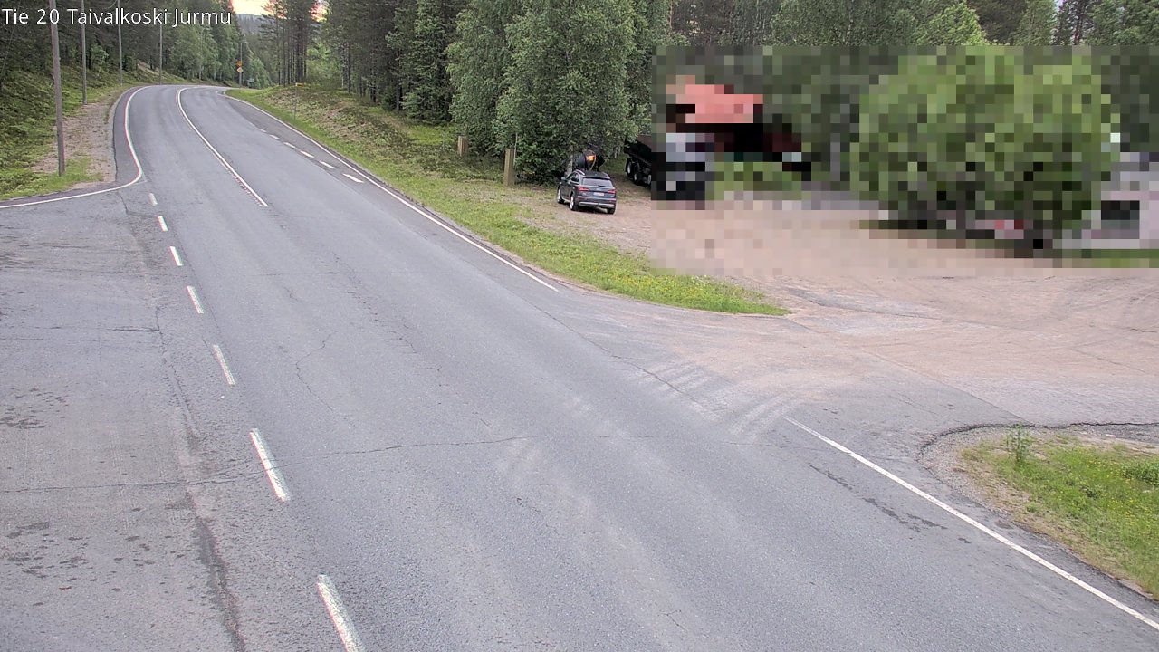 Kelikamerat Kuva Tie 20 Taivalkoski, Jurmu, Taivalkoski, Pohjois-Pohjanmaa