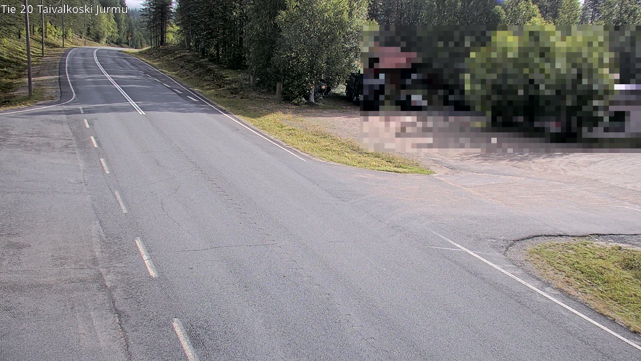 Weather Camera Image Road 20 Taivalkoski, Jurmu, Taivalkoski, Pohjois-Pohjanmaa
