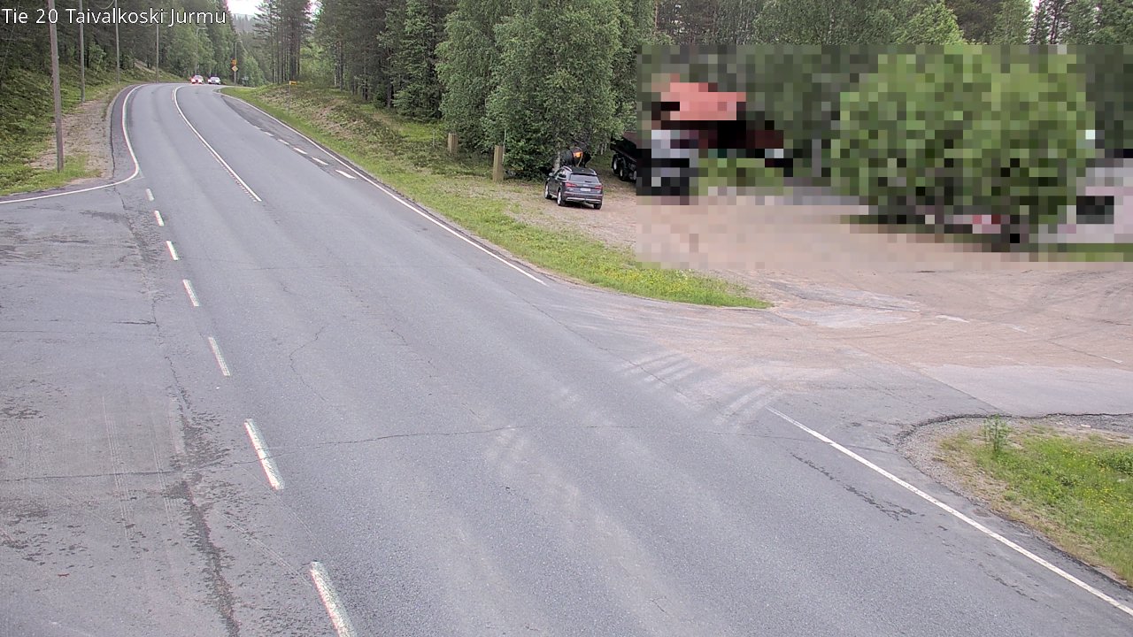 Kelikamerat Kuva Tie 20 Taivalkoski, Jurmu, Taivalkoski, Pohjois-Pohjanmaa