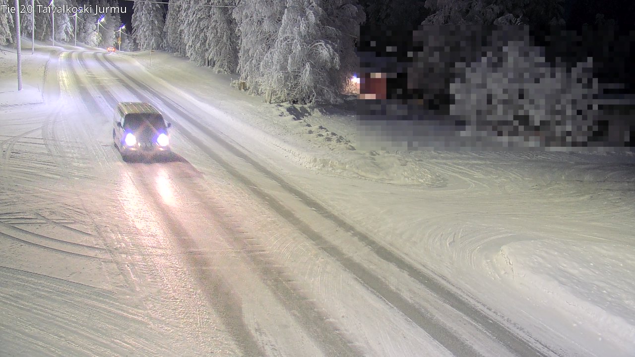Weather Camera Image Road 20 Taivalkoski, Jurmu, Taivalkoski, Pohjois-Pohjanmaa