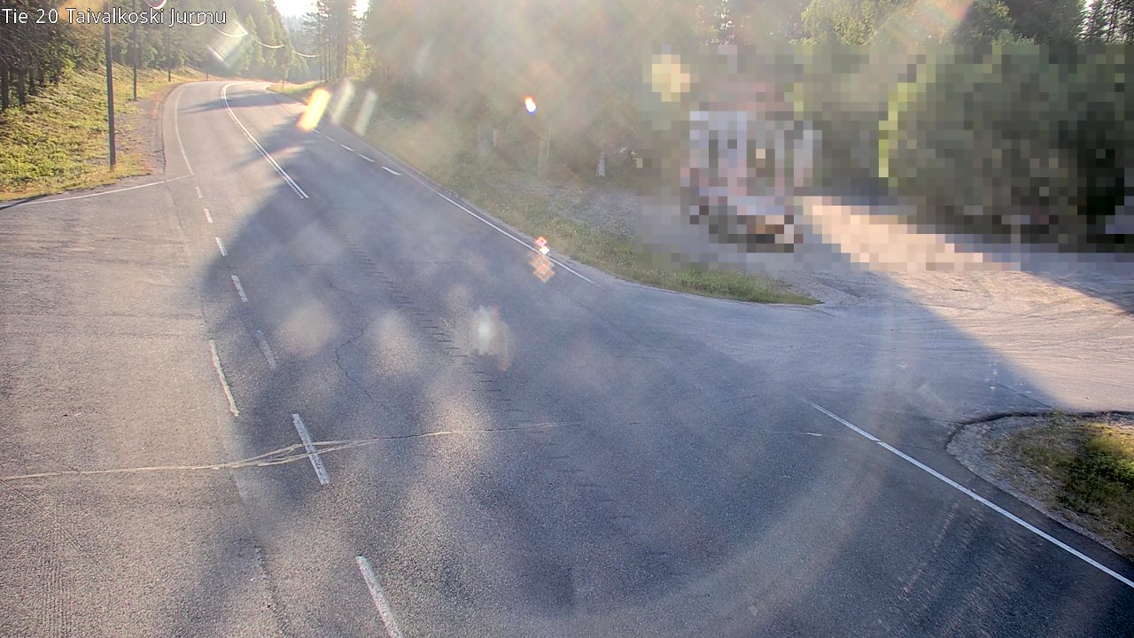 Kelikamerat Kuva Tie 20 Taivalkoski, Jurmu, Taivalkoski, Pohjois-Pohjanmaa