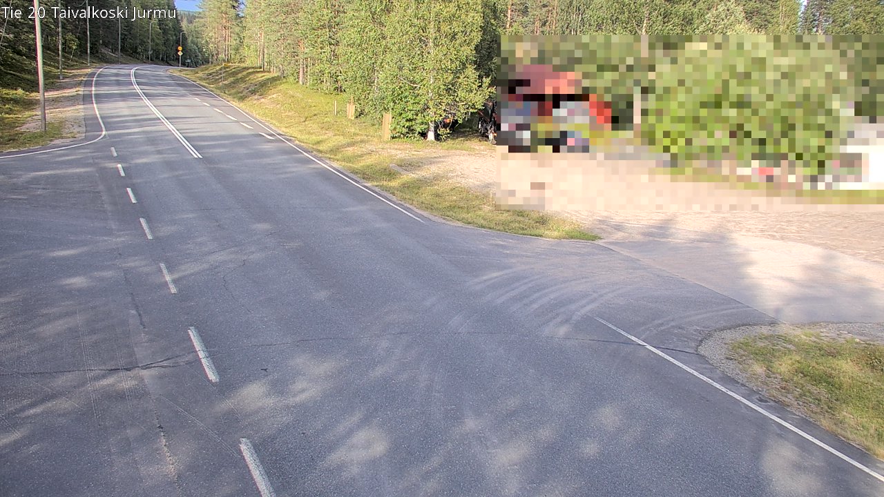 Kelikamerat Kuva Tie 20 Taivalkoski, Jurmu, Taivalkoski, Pohjois-Pohjanmaa