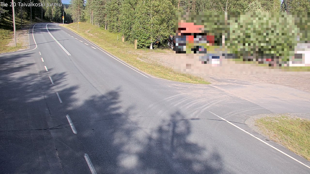 Kelikamerat Kuva Tie 20 Taivalkoski, Jurmu, Taivalkoski, Pohjois-Pohjanmaa