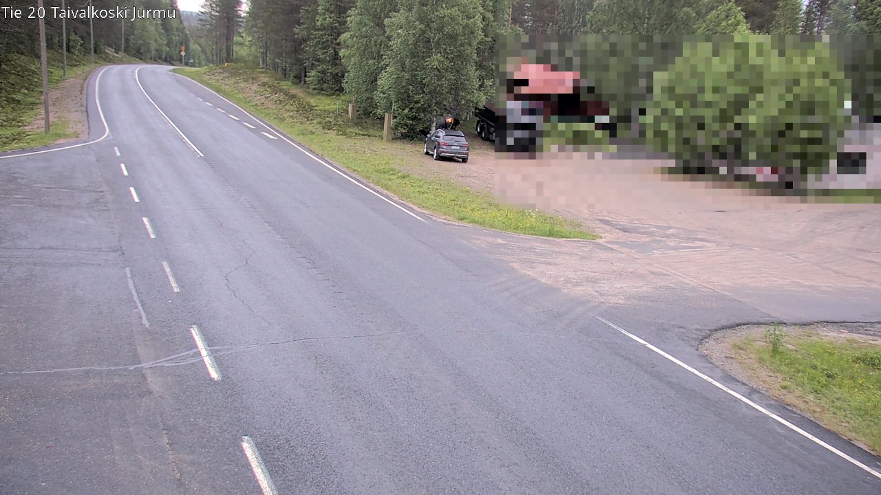 Kelikamerat Kuva Tie 20 Taivalkoski, Jurmu, Taivalkoski, Pohjois-Pohjanmaa
