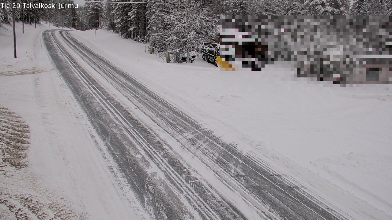 Weather Camera Image Väg 20 Taivalkoski, Jurmu, Taivalkoski, Pohjois-Pohjanmaa
