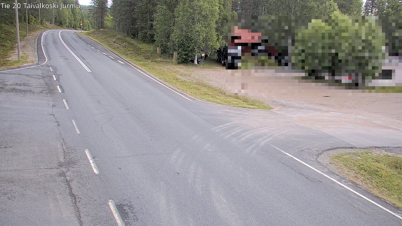 Kelikamerat Kuva Tie 20 Taivalkoski, Jurmu, Taivalkoski, Pohjois-Pohjanmaa