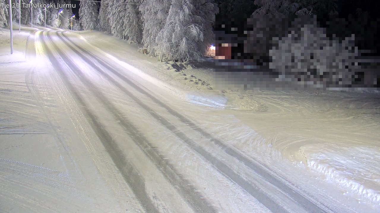 Weather Camera Image Road 20 Taivalkoski, Jurmu, Taivalkoski, Pohjois-Pohjanmaa
