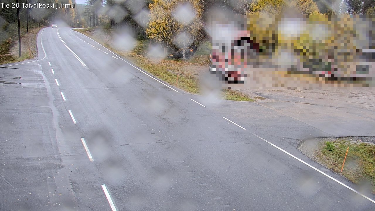 Weather Camera Image Road 20 Taivalkoski, Jurmu, Taivalkoski, Pohjois-Pohjanmaa