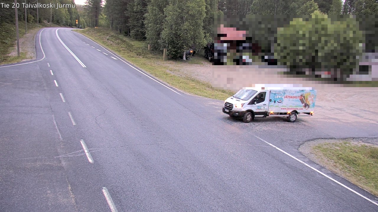 Kelikamerat Kuva Tie 20 Taivalkoski, Jurmu, Taivalkoski, Pohjois-Pohjanmaa