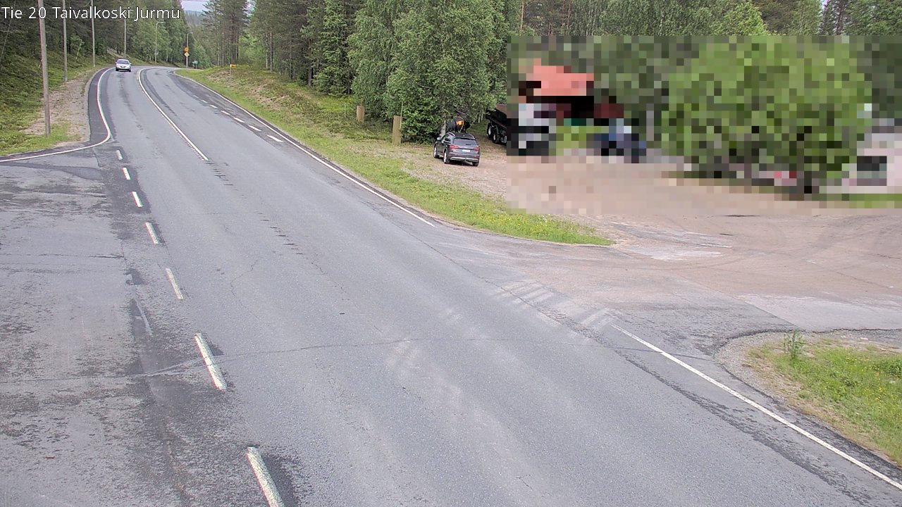 Kelikamerat Kuva Tie 20 Taivalkoski, Jurmu, Taivalkoski, Pohjois-Pohjanmaa