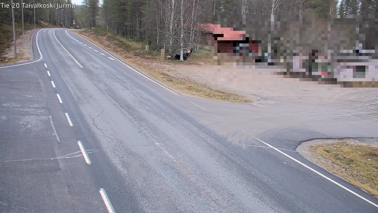 Kelikamerat Kuva Tie 20 Taivalkoski, Jurmu, Taivalkoski, Pohjois-Pohjanmaa