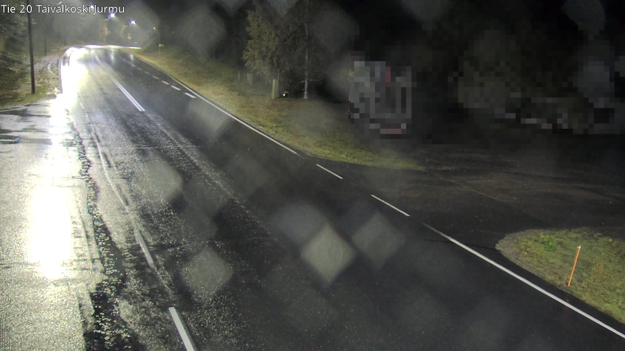 Weather Camera Image Väg 20 Taivalkoski, Jurmu, Taivalkoski, Pohjois-Pohjanmaa