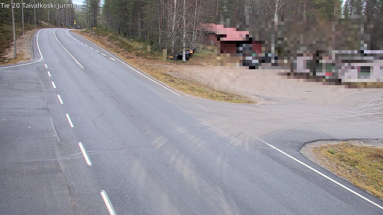 Kelikamerat Kuva Tie 20 Taivalkoski, Jurmu, Taivalkoski, Pohjois-Pohjanmaa