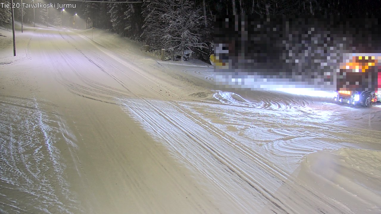 Weather Camera Image Väg 20 Taivalkoski, Jurmu, Taivalkoski, Pohjois-Pohjanmaa