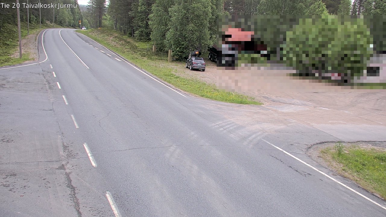 Kelikamerat Kuva Tie 20 Taivalkoski, Jurmu, Taivalkoski, Pohjois-Pohjanmaa