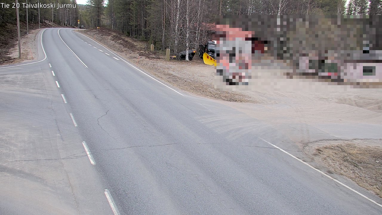 Kelikamerat Kuva Tie 20 Taivalkoski, Jurmu, Taivalkoski, Pohjois-Pohjanmaa