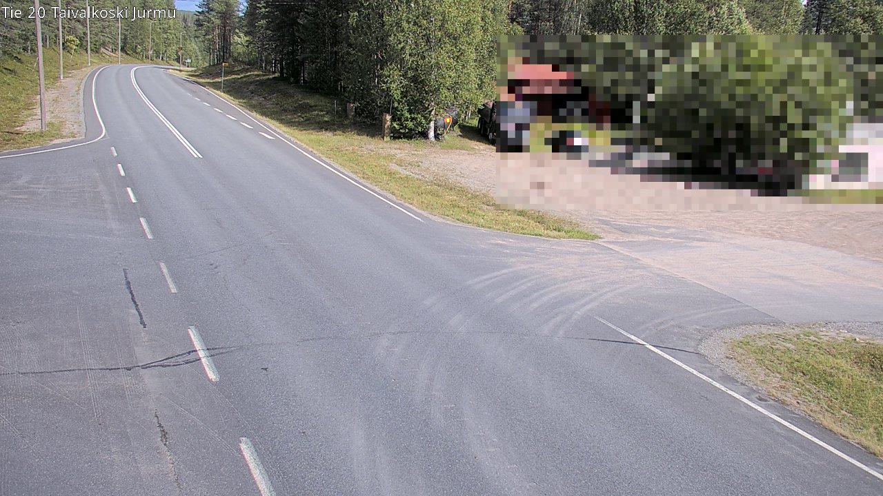 Kelikamerat Kuva Tie 20 Taivalkoski, Jurmu, Taivalkoski, Pohjois-Pohjanmaa