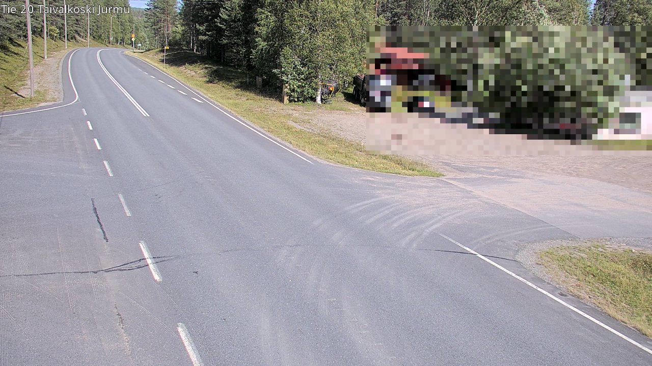 Kelikamerat Kuva Tie 20 Taivalkoski, Jurmu, Taivalkoski, Pohjois-Pohjanmaa