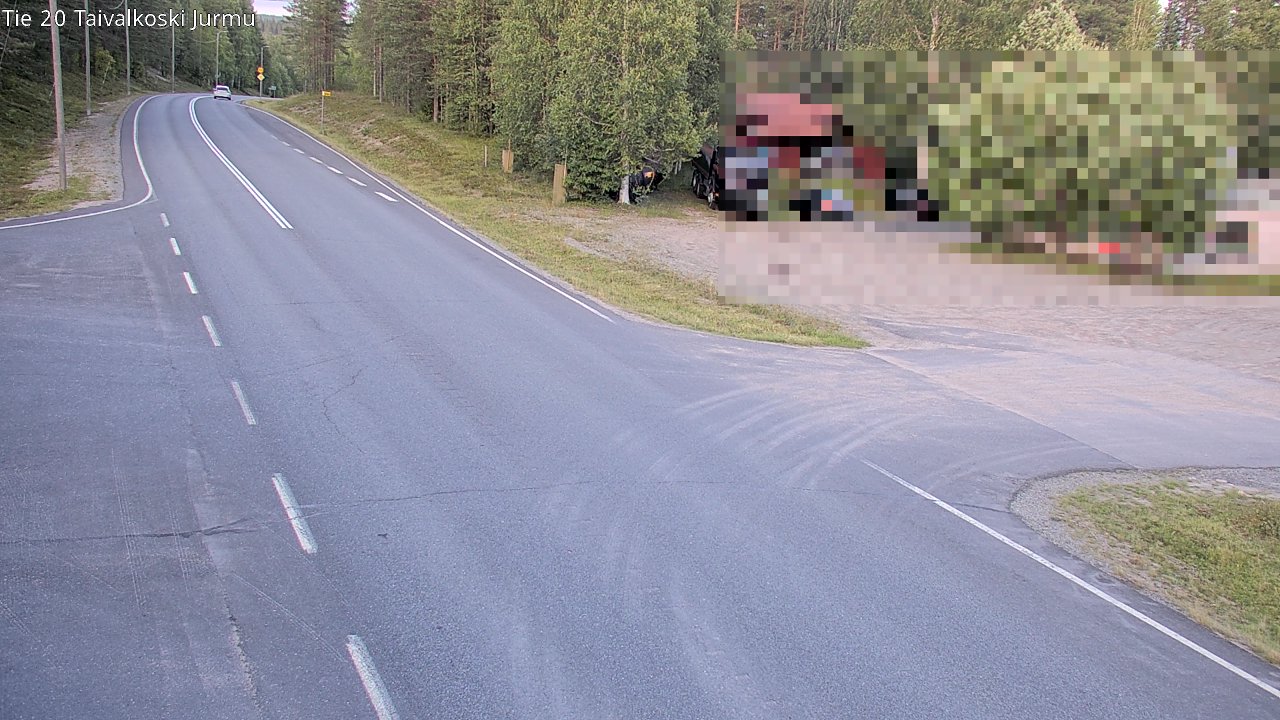 Kelikamerat Kuva Tie 20 Taivalkoski, Jurmu, Taivalkoski, Pohjois-Pohjanmaa
