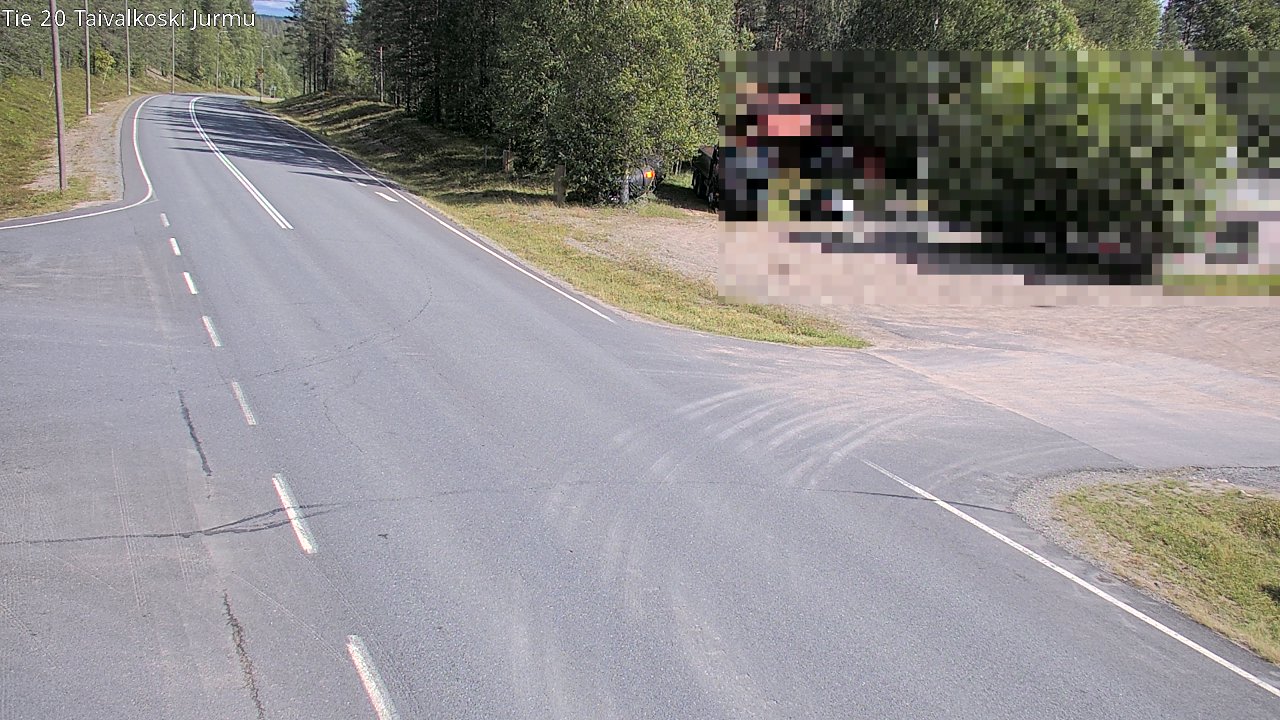 Kelikamerat Kuva Tie 20 Taivalkoski, Jurmu, Taivalkoski, Pohjois-Pohjanmaa