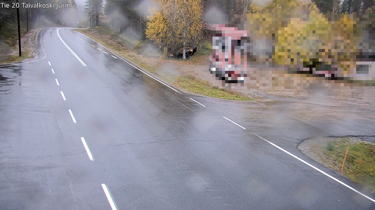 Weather Camera Image Road 20 Taivalkoski, Jurmu, Taivalkoski, Pohjois-Pohjanmaa