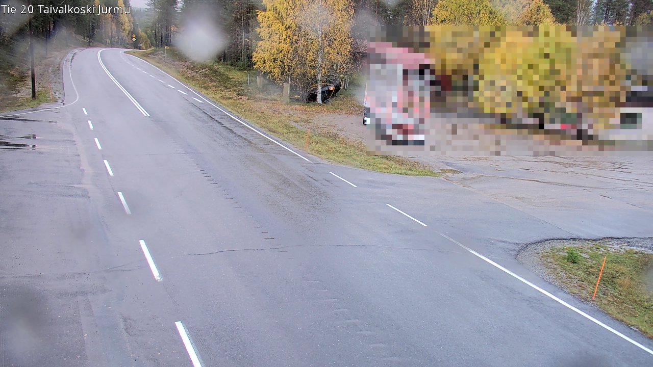 Weather Camera Image Väg 20 Taivalkoski, Jurmu, Taivalkoski, Pohjois-Pohjanmaa