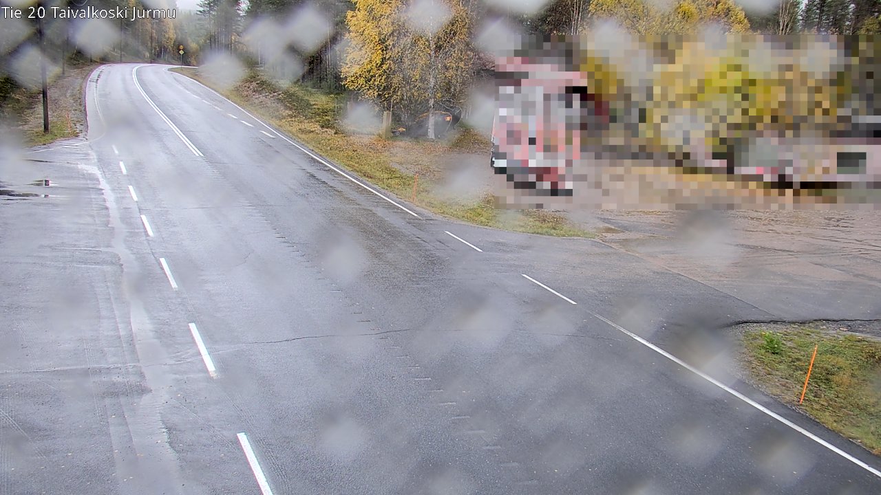 Weather Camera Image Road 20 Taivalkoski, Jurmu, Taivalkoski, Pohjois-Pohjanmaa
